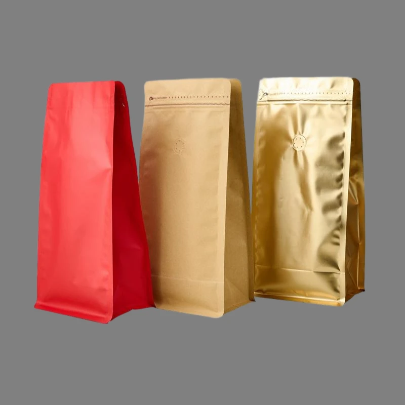 Flat Bottom Coffee Bags Flat Bottom Coffee Bags
